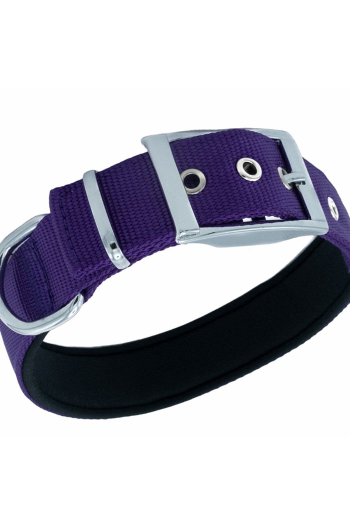 Doggie Dokuma Köpek Boyun Tasması Mor - 3x42-50 cm