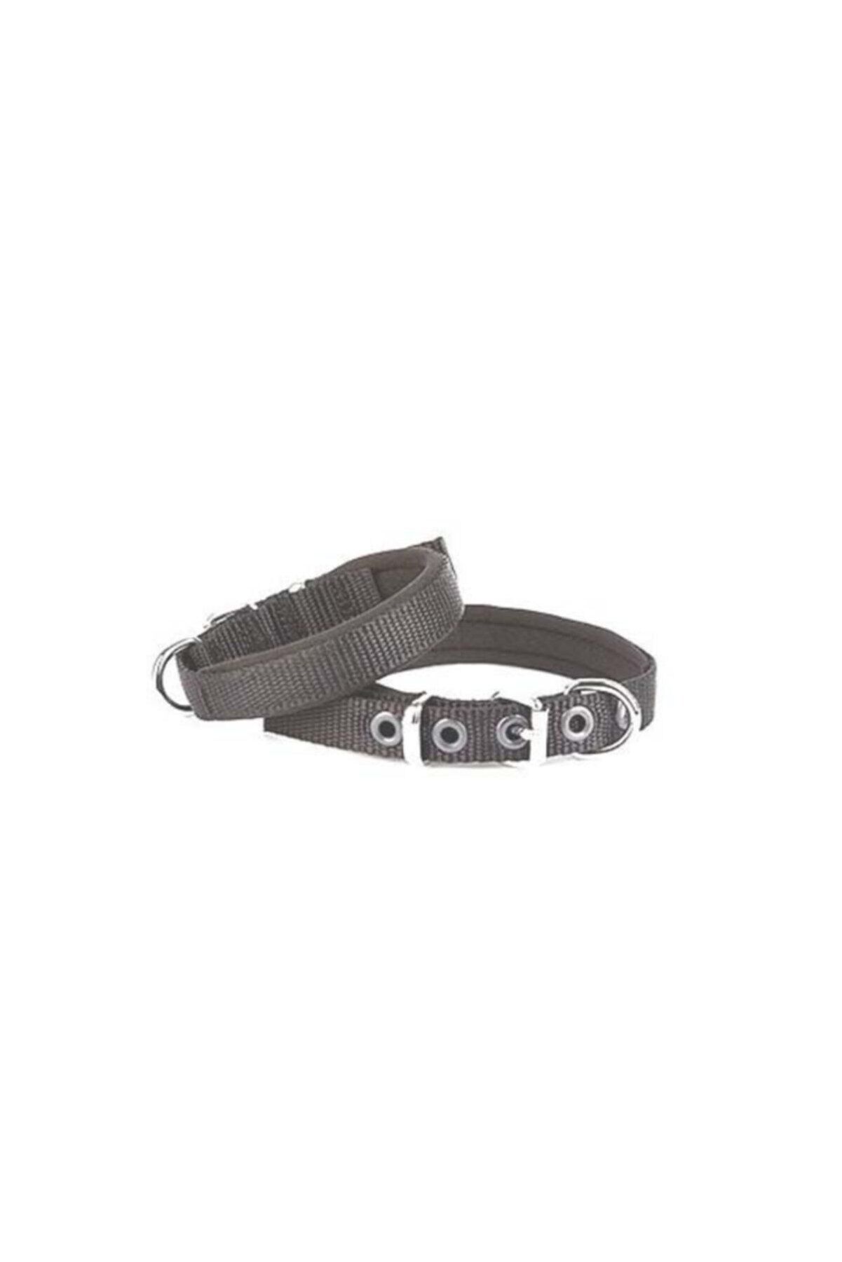 Doggie Dokuma Köpek Boyun Tasması Siyah - 2.5x42-50 cm