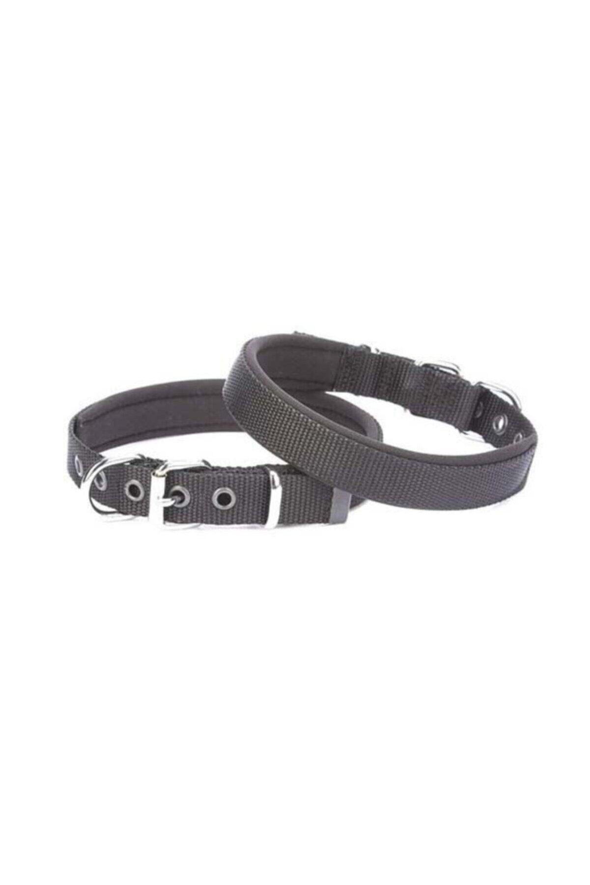 Doggie Dokuma Köpek Boyun Tasması Siyah - 2x30-35 cm