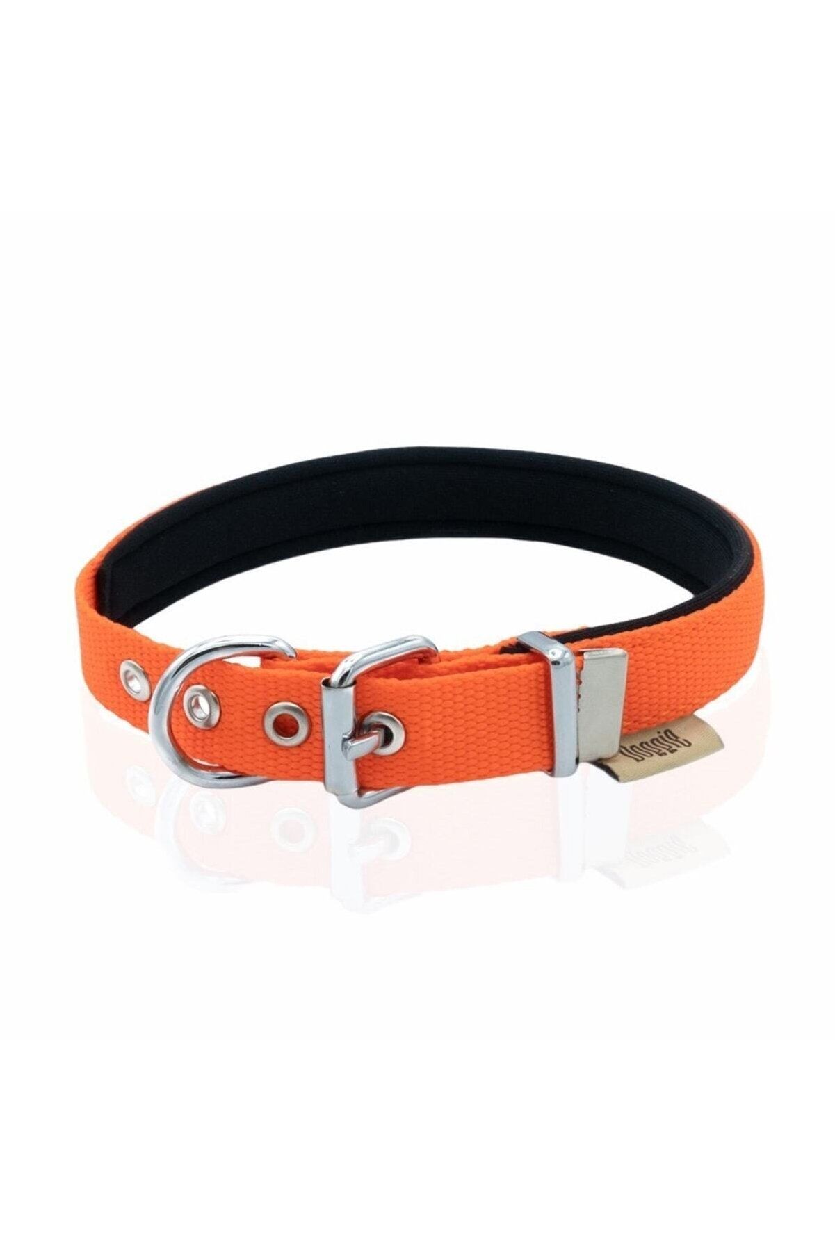 Doggie Dokuma Köpek Boyun Tasması Turuncu - 2x35-40 cm