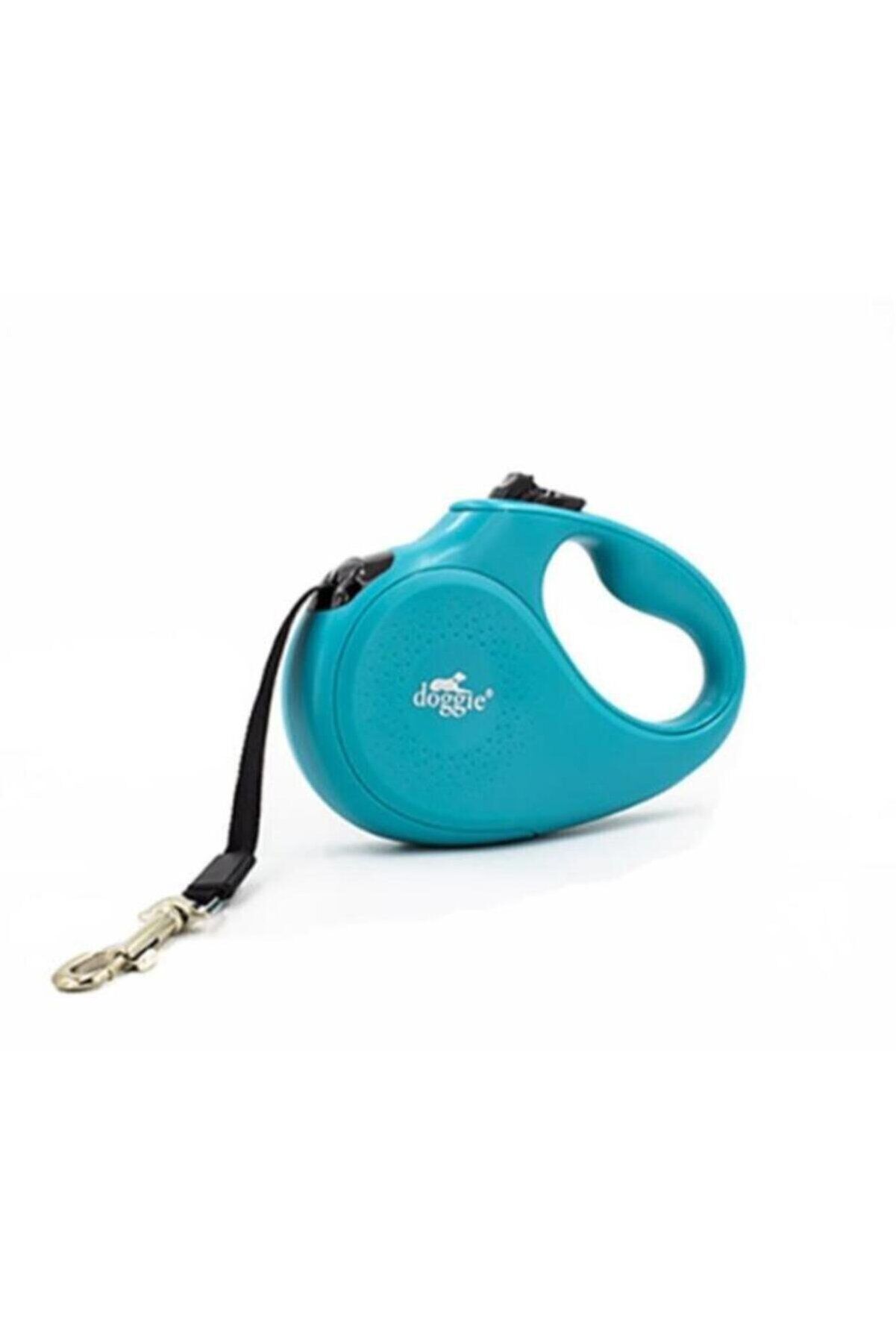 Doggie Master Otomatik Makaralı Köpek Gezdirme Kayışı Mavi - S 15 kg 5 m