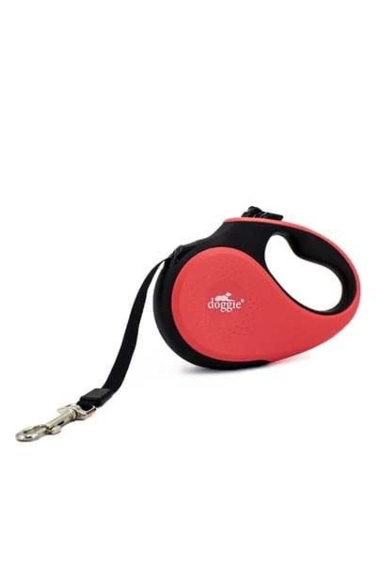 Doggie Soft Otomatik Makaralı Köpek Gezdirme Kayışı Pembe - XS 12 kg 3 m