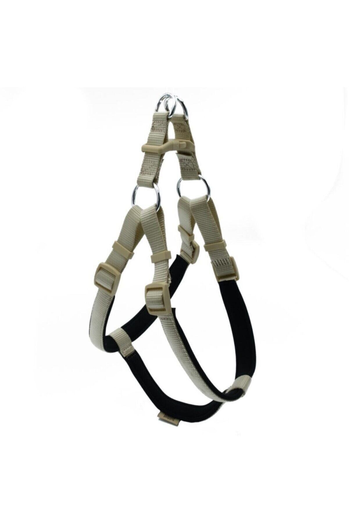 Doggie Ronin Dokuma Köpek Göğüs Tasması Haki - L 55-65 cm