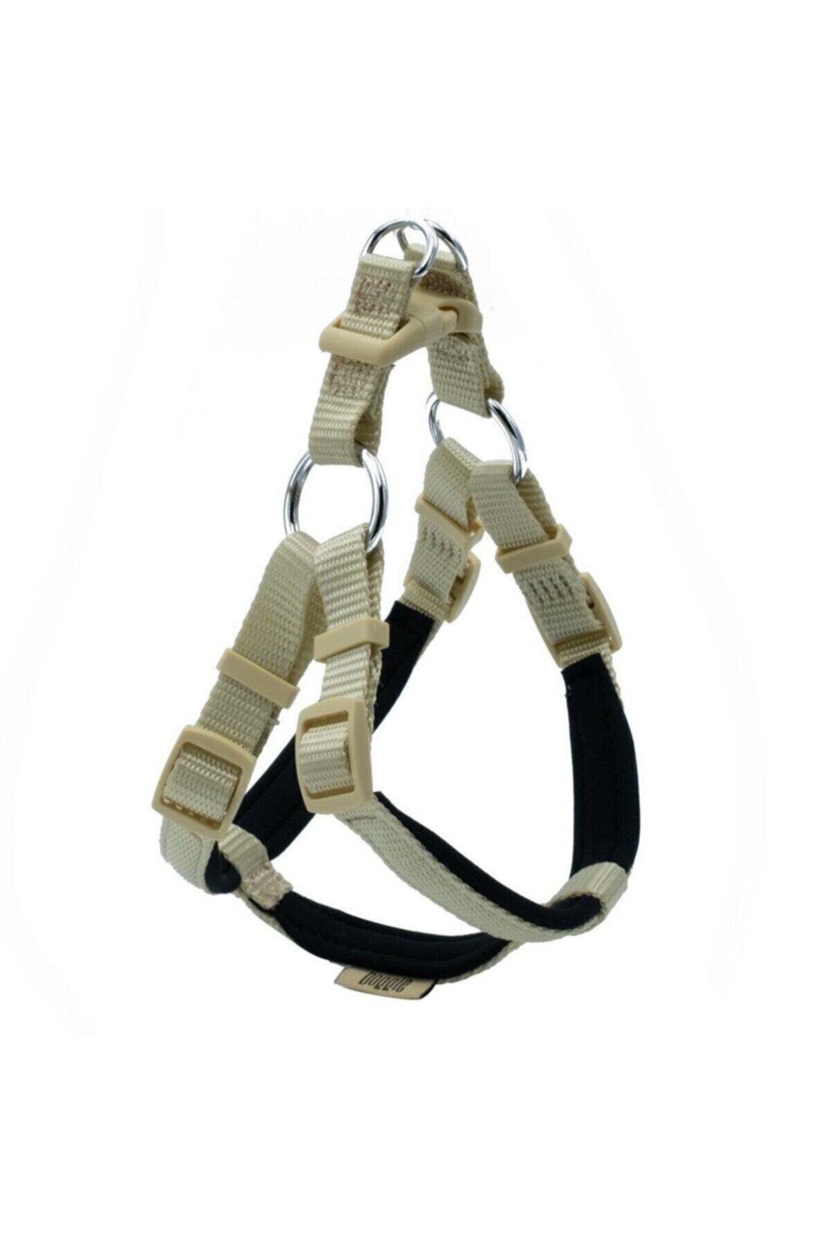 Doggie Ronin Dokuma Köpek Göğüs Tasması Haki - M 45-55 cm