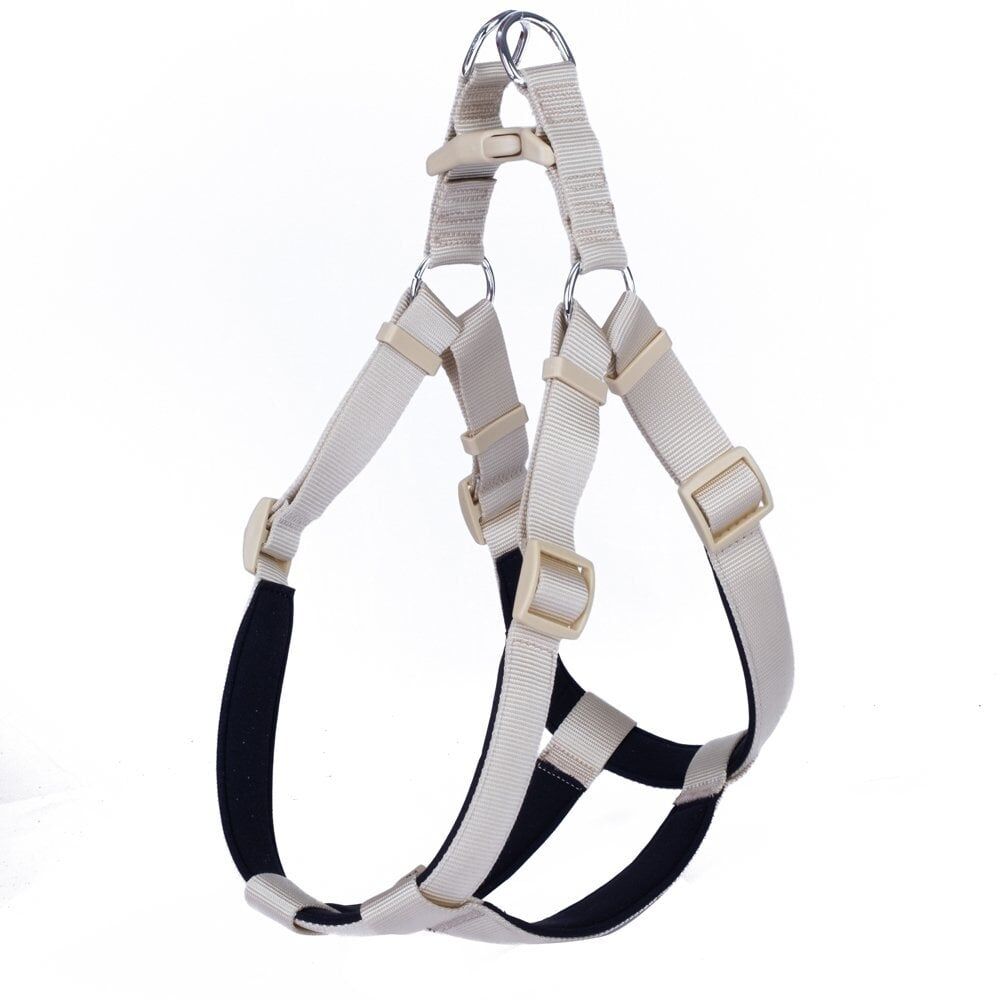 Doggie Ronin Dokuma Köpek Göğüs Tasması Haki - XL 65-75 cm