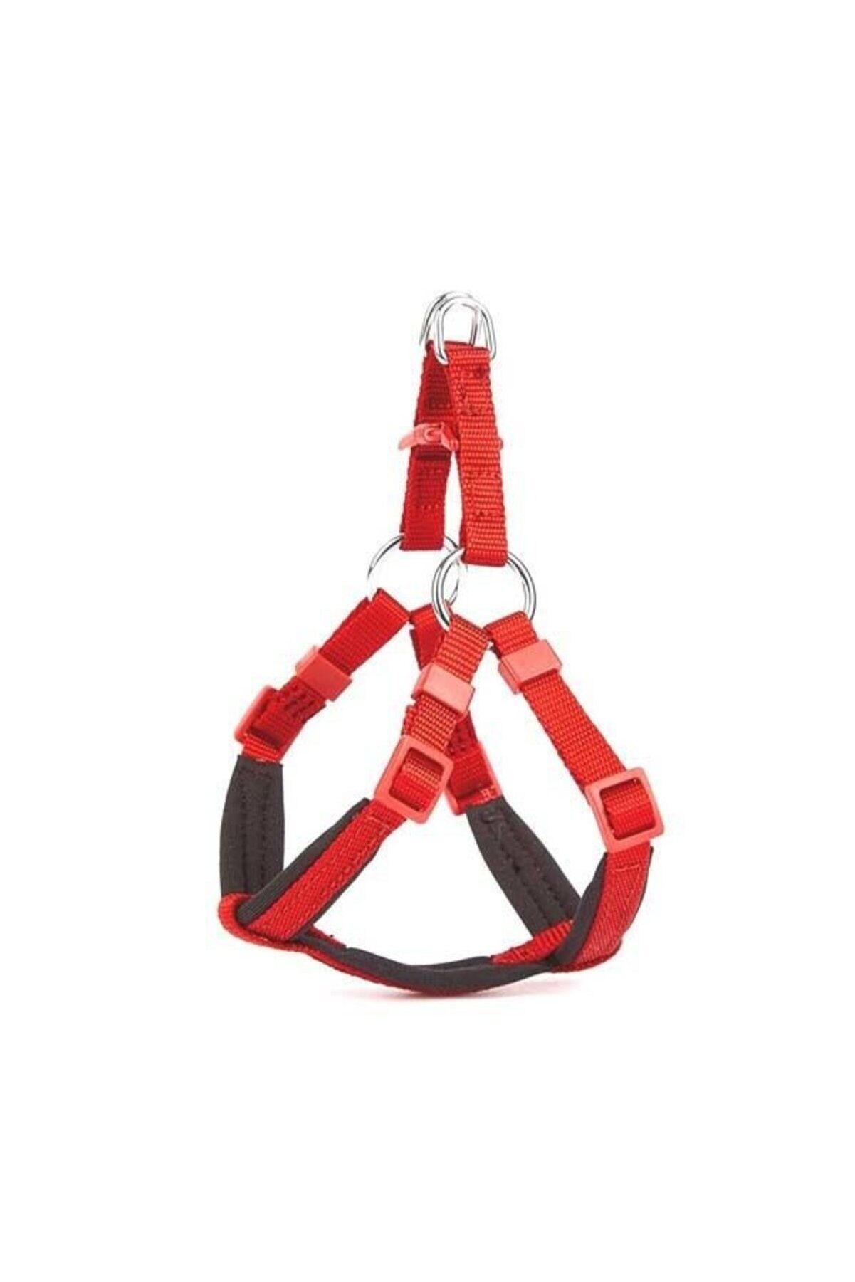 Doggie Ronin Dokuma Köpek Göğüs Tasması Kırmızı - 2XS 30-35 cm