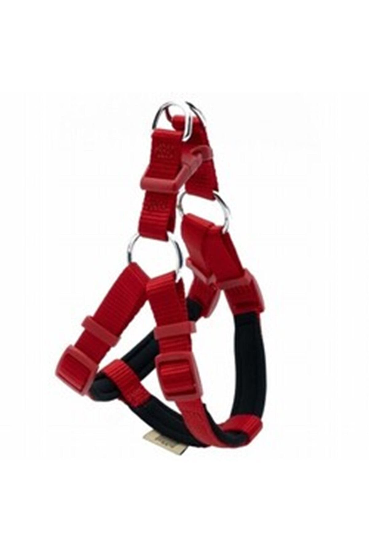 Doggie Ronin Dokuma Köpek Göğüs Tasması Kırmızı - XS 35-45 cm
