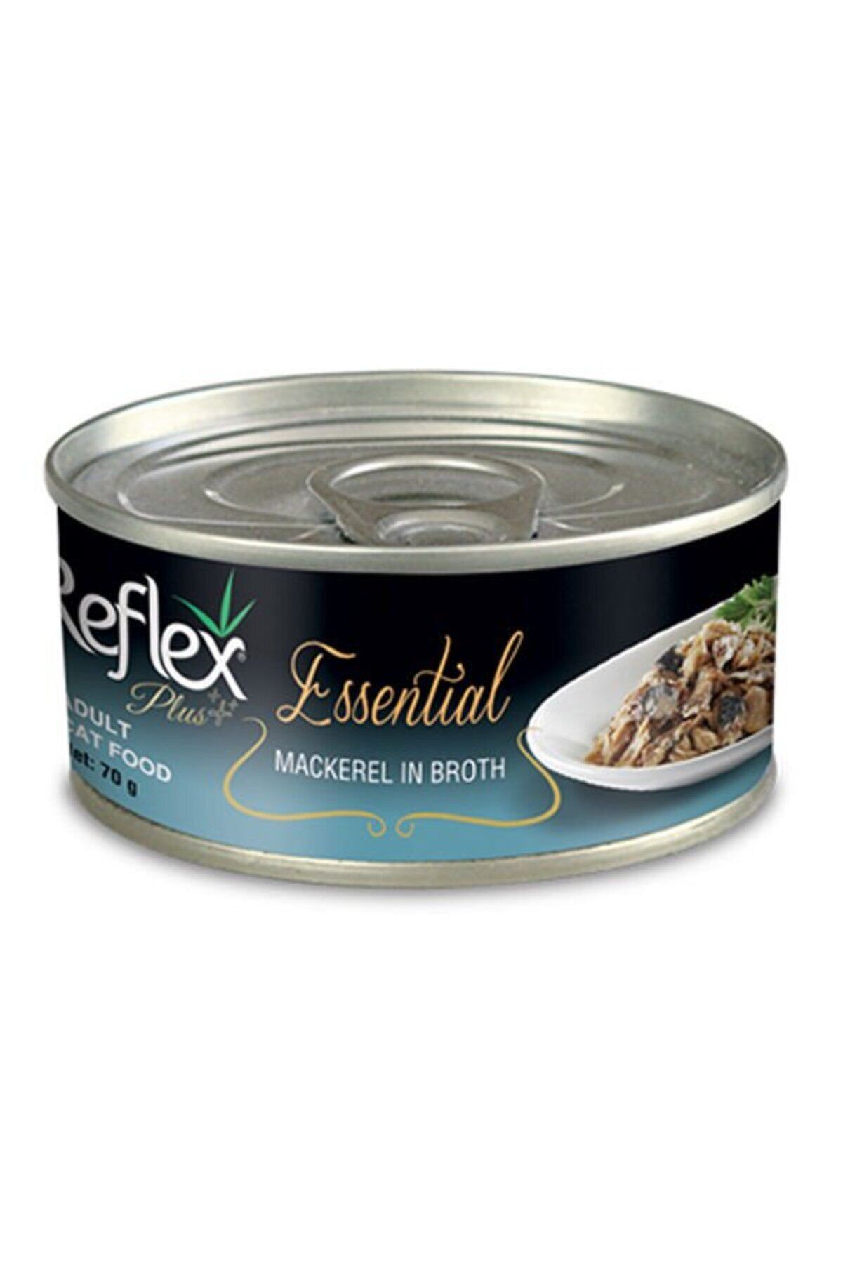 Reflex Plus Essential Yetişkin Kedi Konservesi 70 g Uskumru - Et Suyunda
