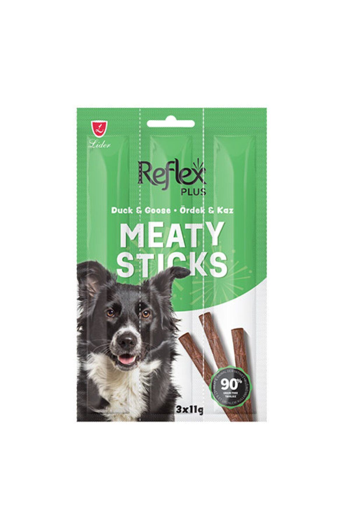 Reflex Plus Meaty Sticks Tahılsız Köpek Ödül Çubuğu 3x11 g Ördek ve Kaz Etli