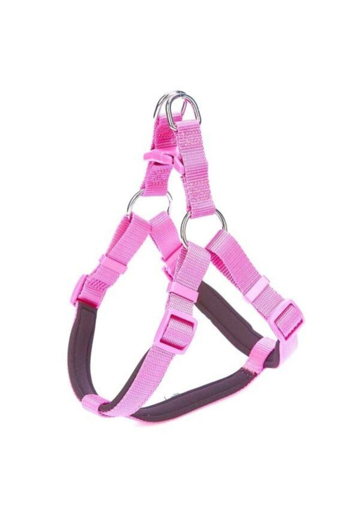 Doggie Ronin Dokuma Köpek Göğüs Tasması Mor - L 55-65 cm