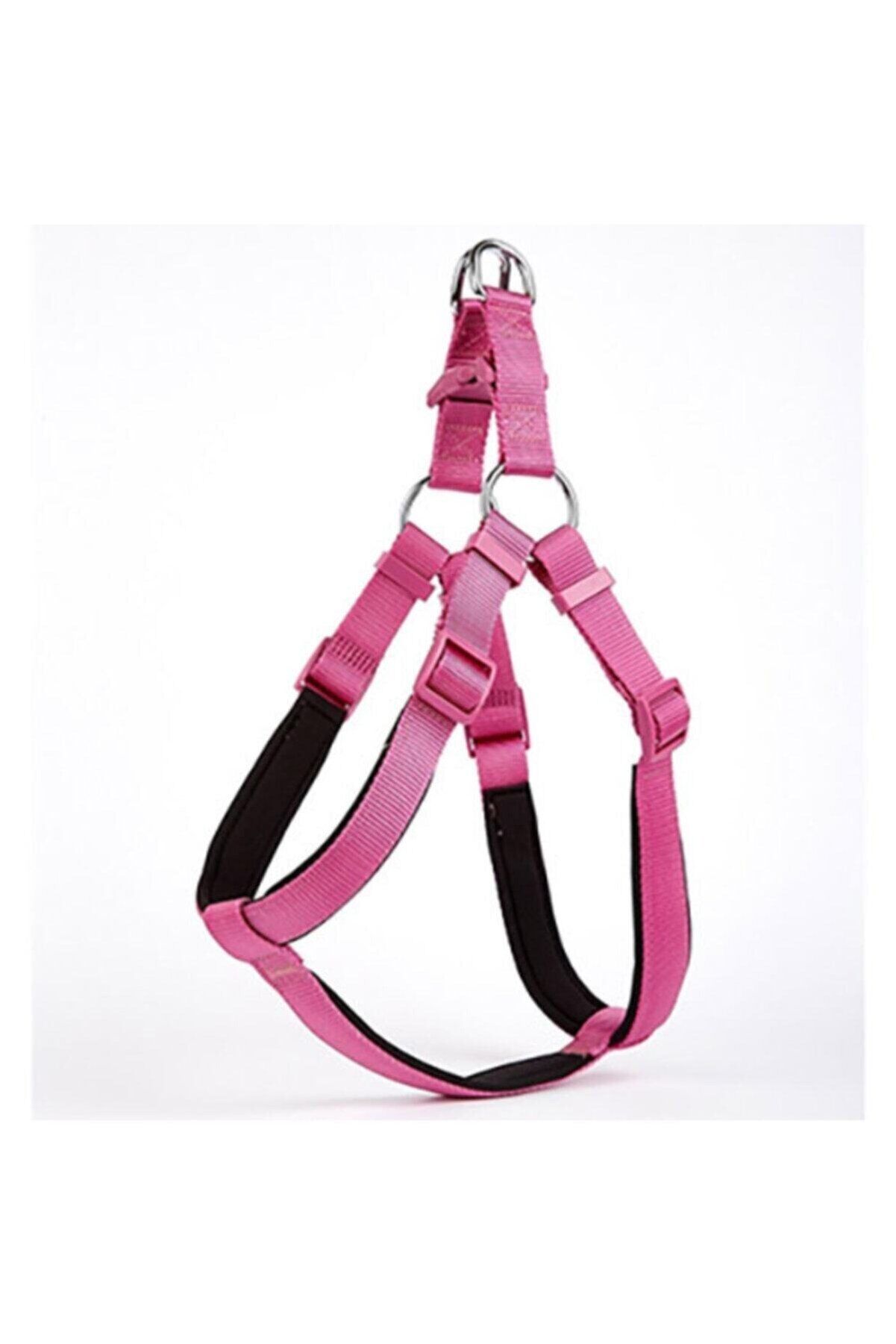 Doggie Ronin Dokuma Köpek Göğüs Tasması Mor - M 45-55 cm