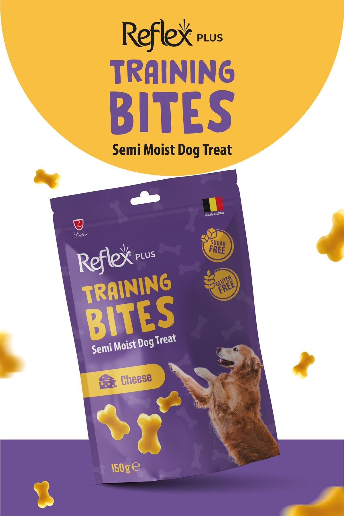 Reflex Plus Training Bites Peynirli Semi-Moist Köpek Eğitim Ödülü 150 g