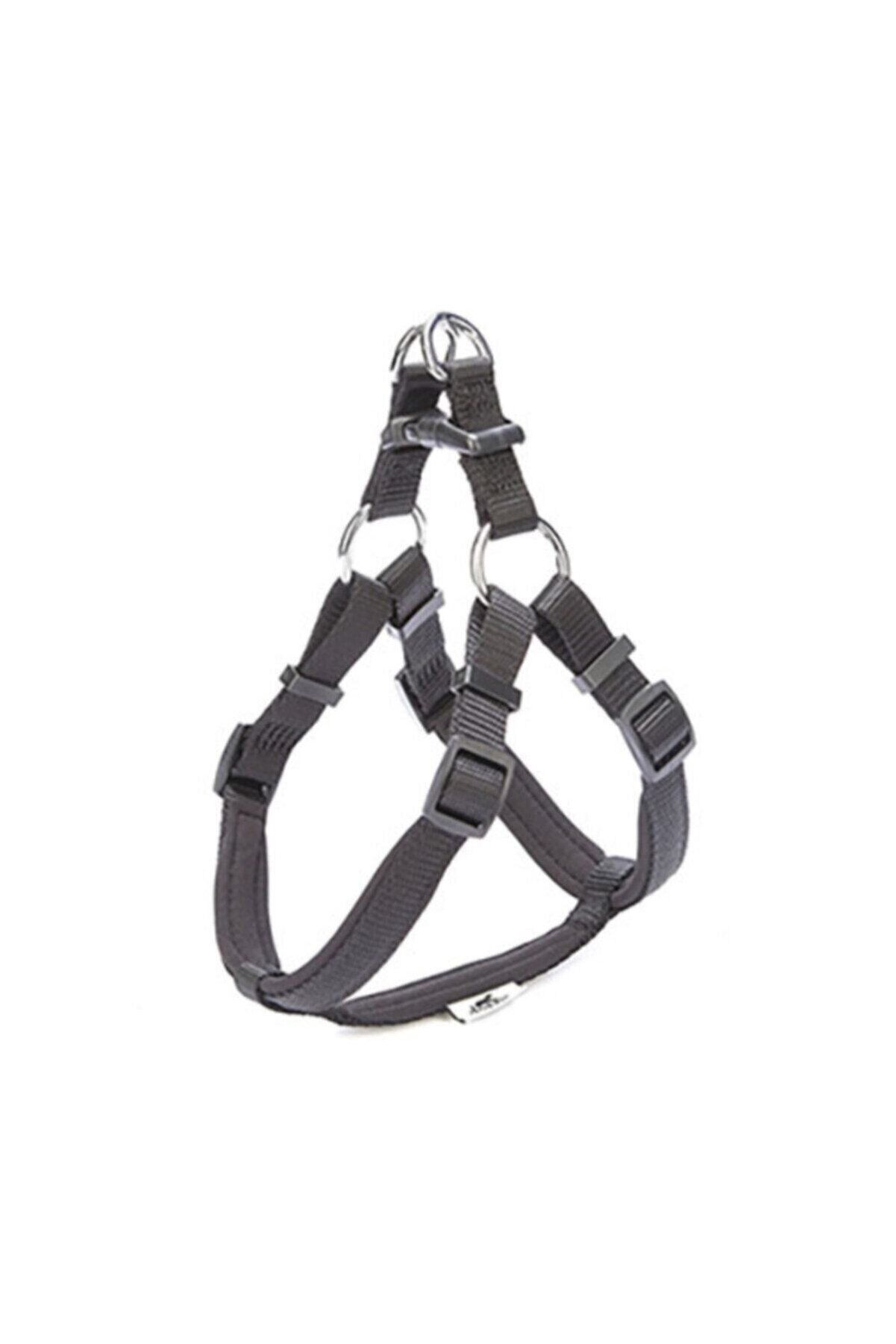 Doggie Ronin Dokuma Köpek Göğüs Tasması Siyah - 2XL 70-80 cm