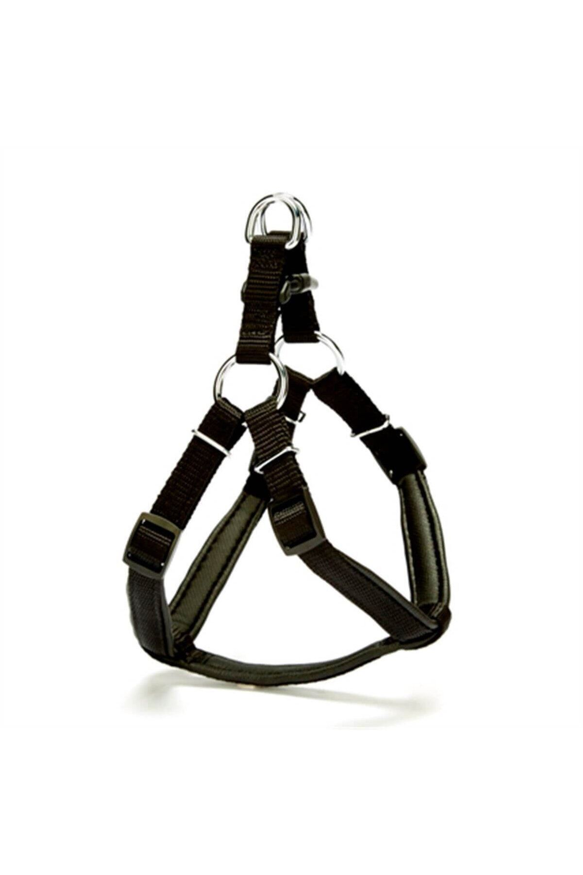 Doggie Ronin Dokuma Köpek Göğüs Tasması Siyah - S 40-45 cm