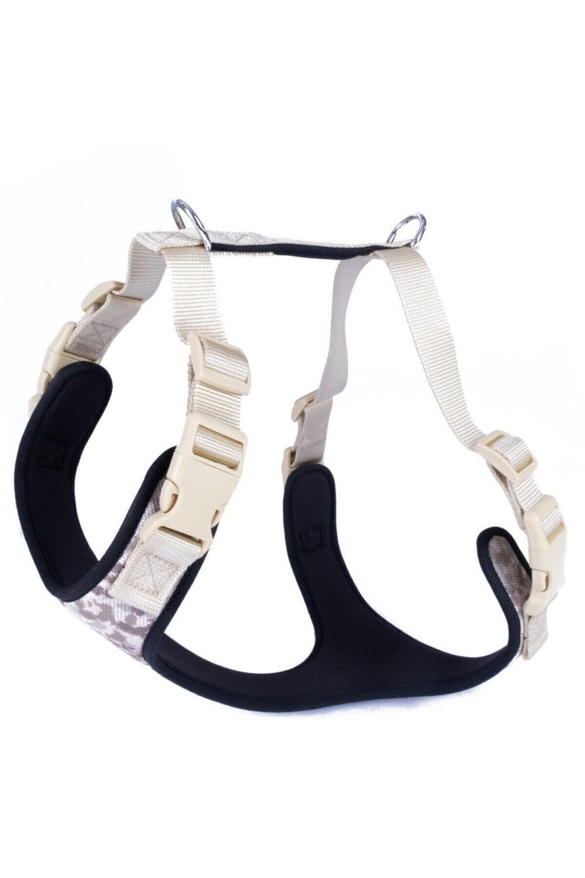 Doggie Yumuşak Dolgulu Köpek Göğüs Tasması Kamuflaj - M 45-55 cm