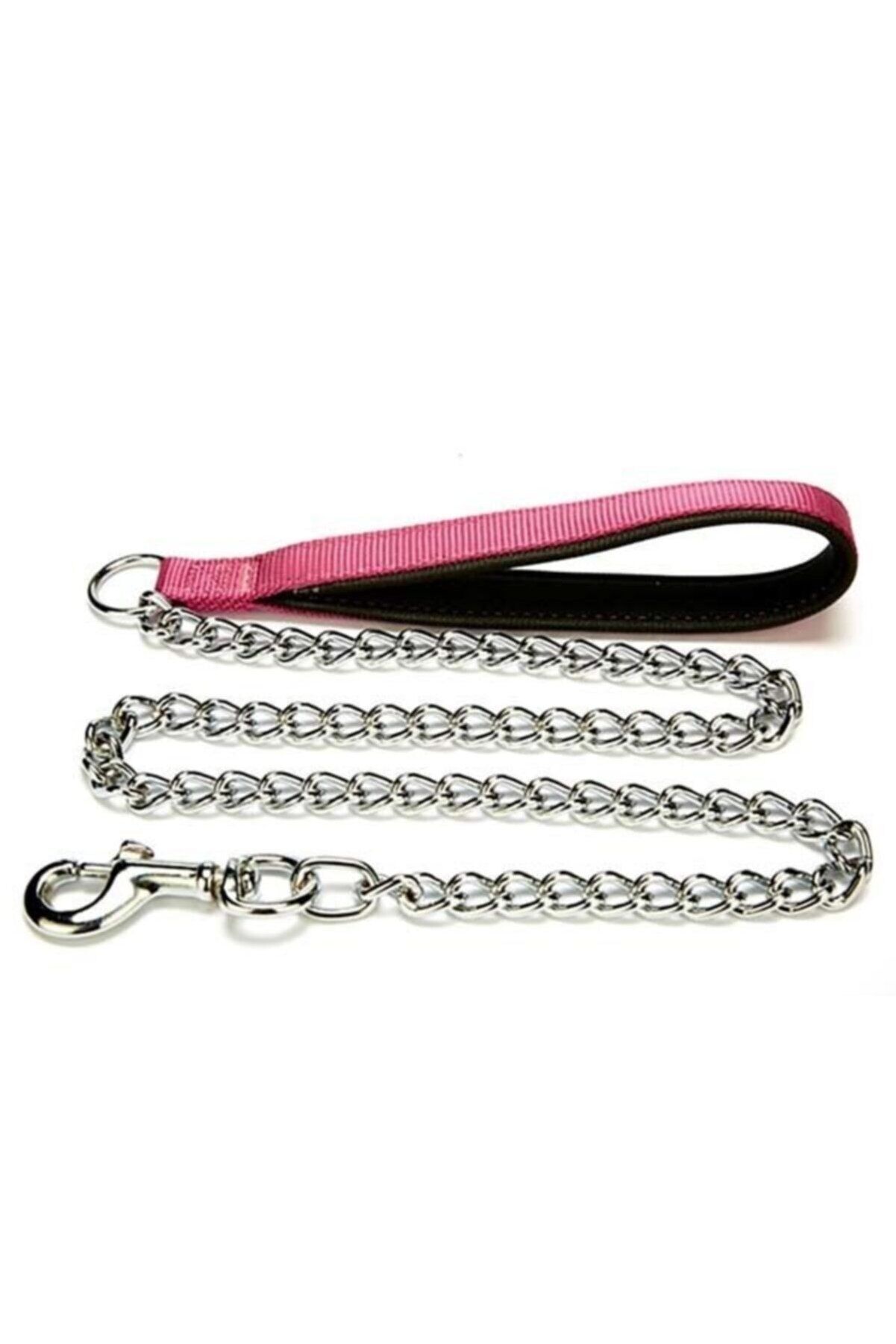 Doggie Zincirli Dokuma Köpek Gezdirme Kayışı Mor - 0.35x110 cm