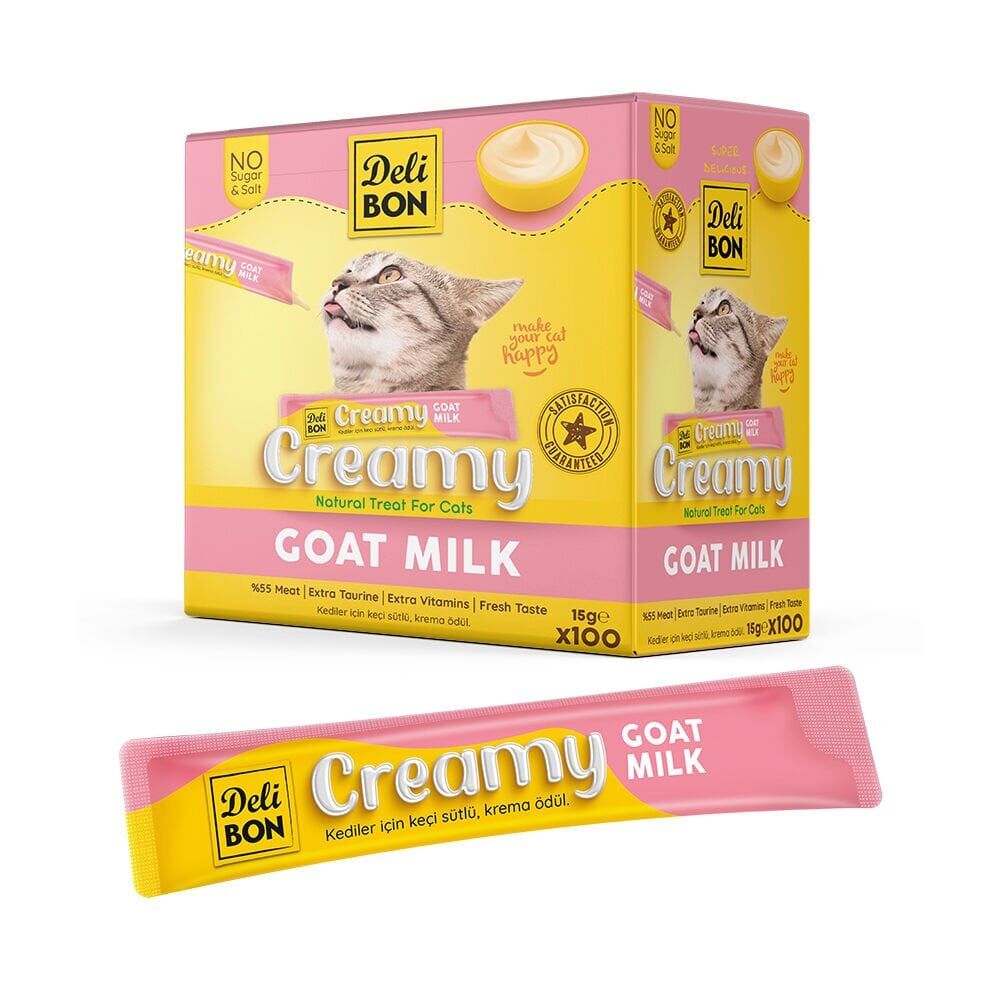 Delibon Krema Kedi Ödül Maması 15 g 1 Adet Keçi Sütlü