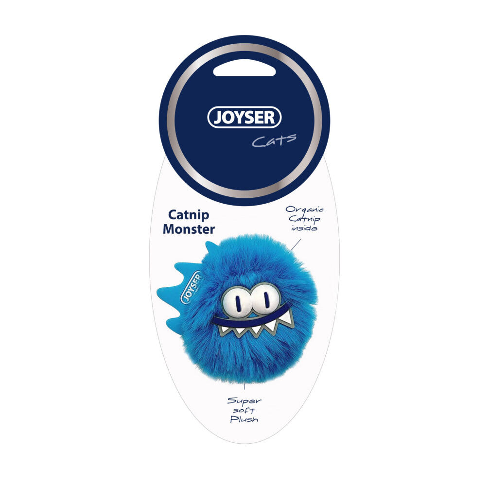 Joyser Catnip Monster Kedi Otlu Peluş Kedi Oyuncağı Siyah