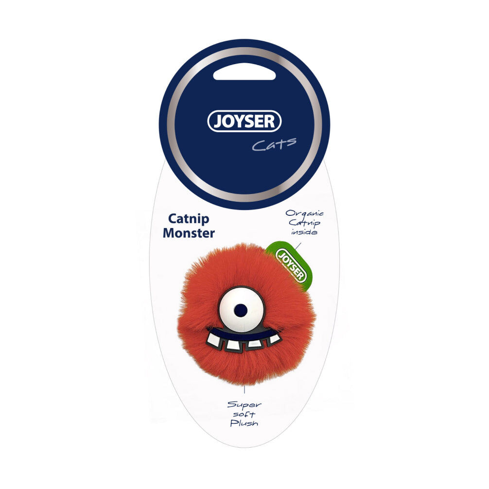 Joyser Catnip Monster Kedi Otlu Peluş Kedi Oyuncağı Turuncu