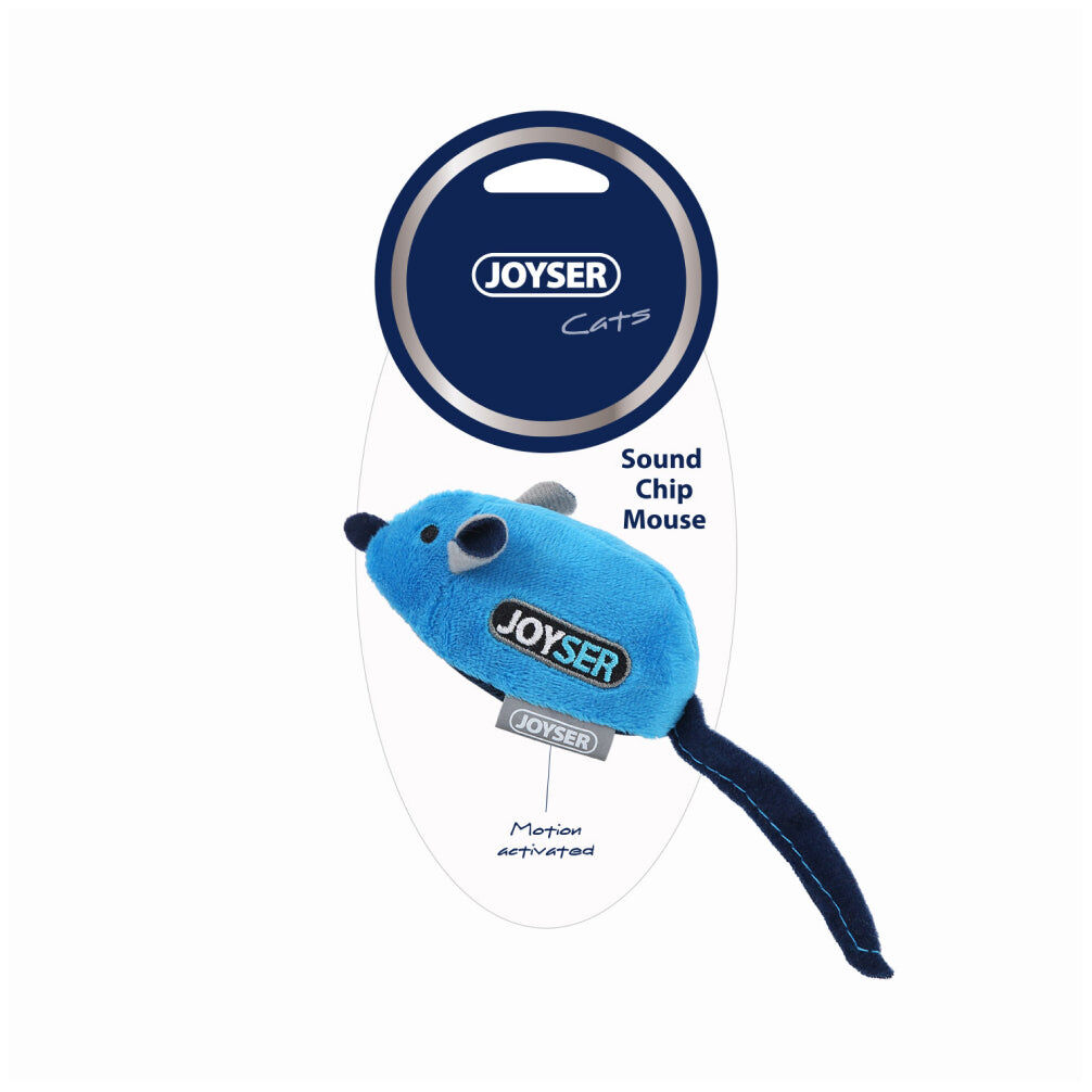 Joyser Sound Chip Mouse Ses Çipli Fare Kedi Oyuncağı Mavi