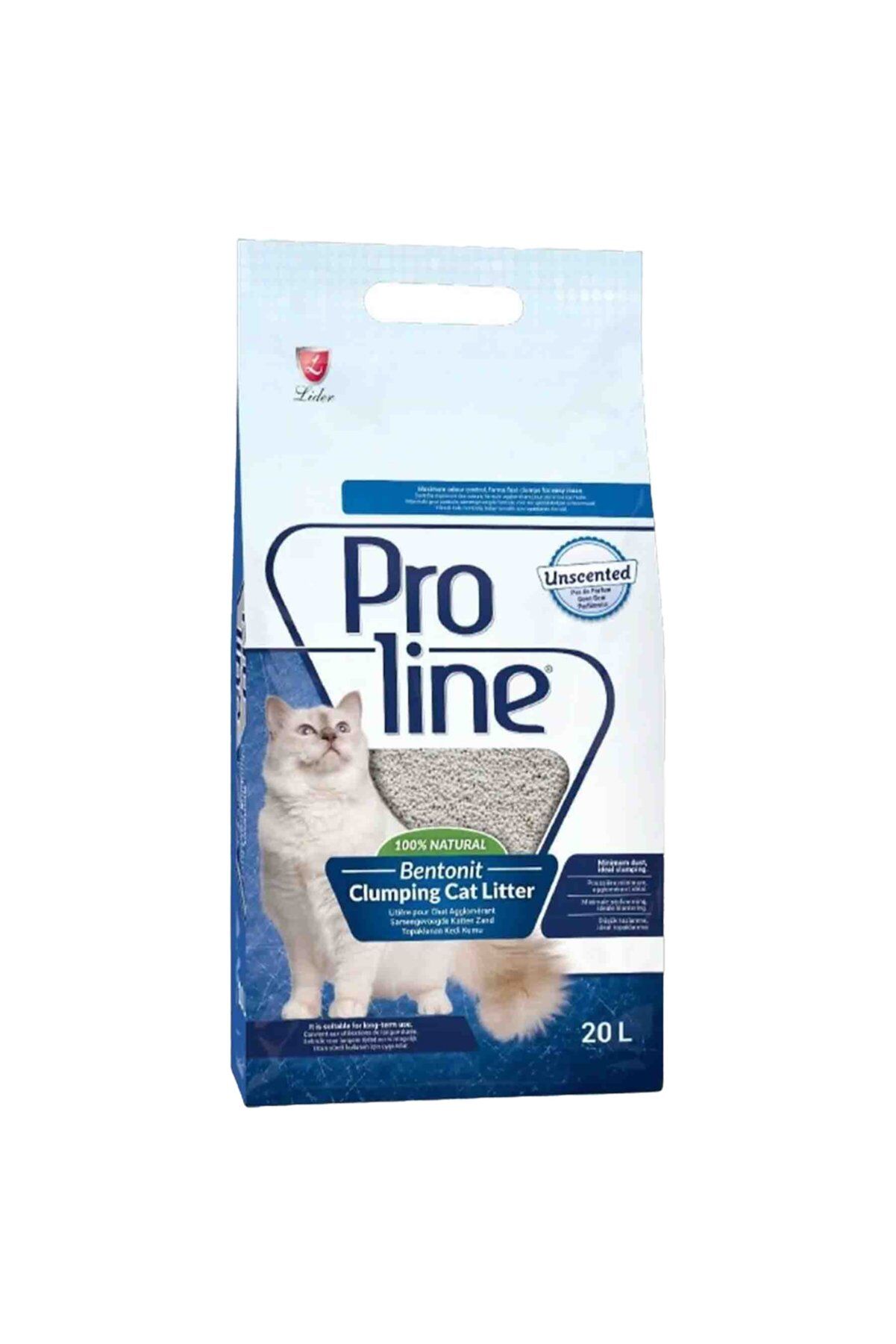 Proline Bentonit Kedi Kumu 20 L Kokusuz