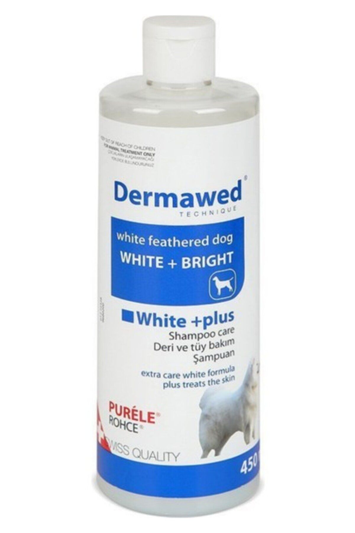 Purele Dermatolojik Kedi ve Köpek Şampuanı 450 ml Beyaz Tüyler
