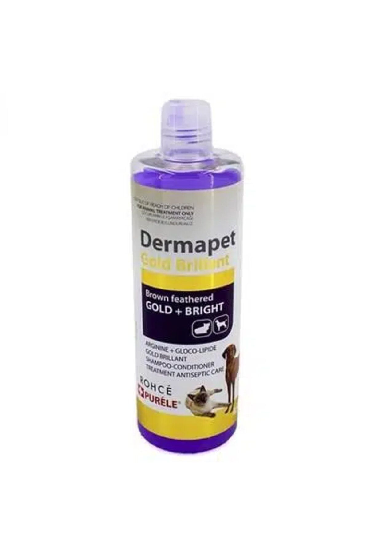 Purele Dermatolojik Kedi ve Köpek Şampuanı 450 ml Kahverengi Tüyler