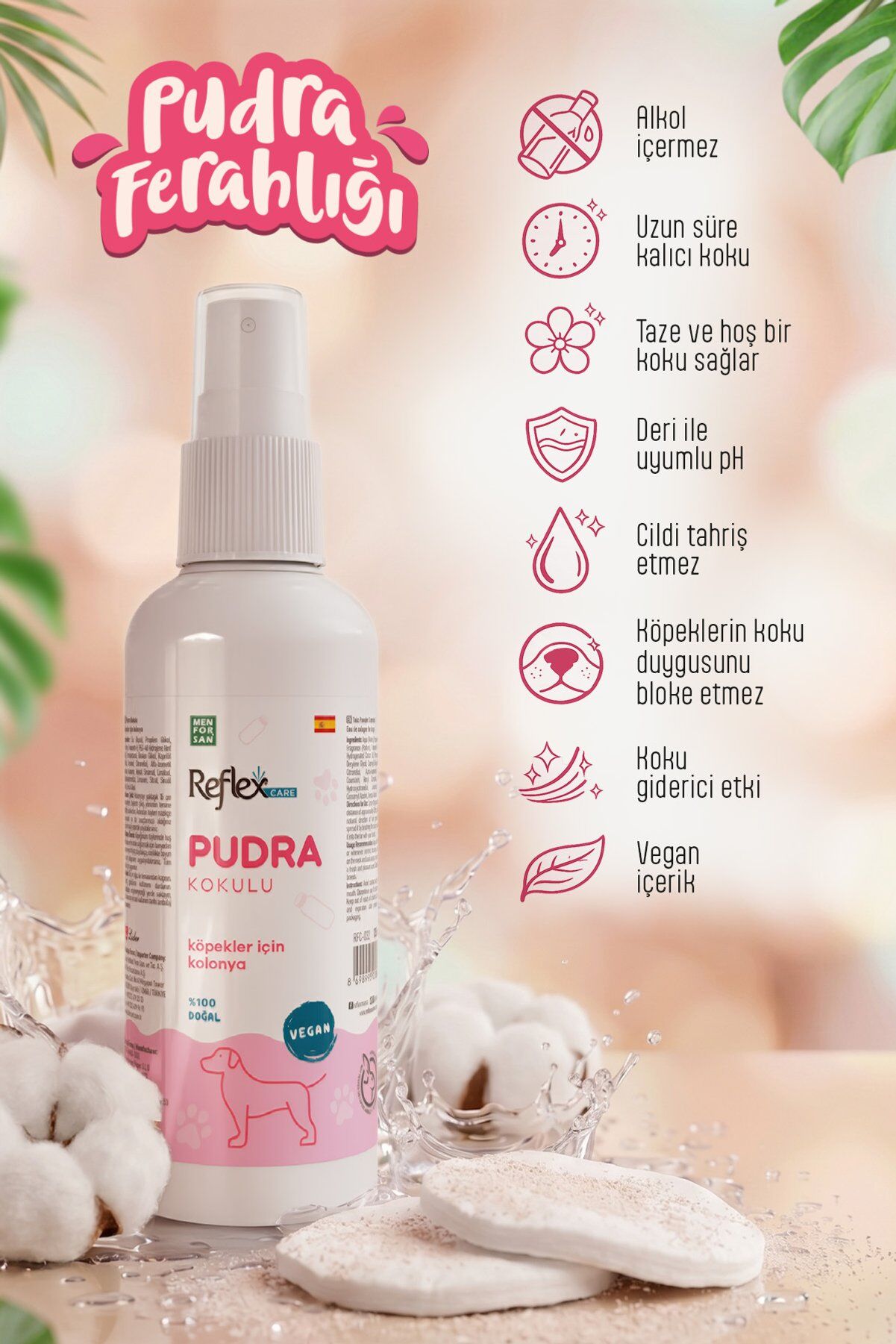 Reflex Care Köpek Kolonyası Pudra