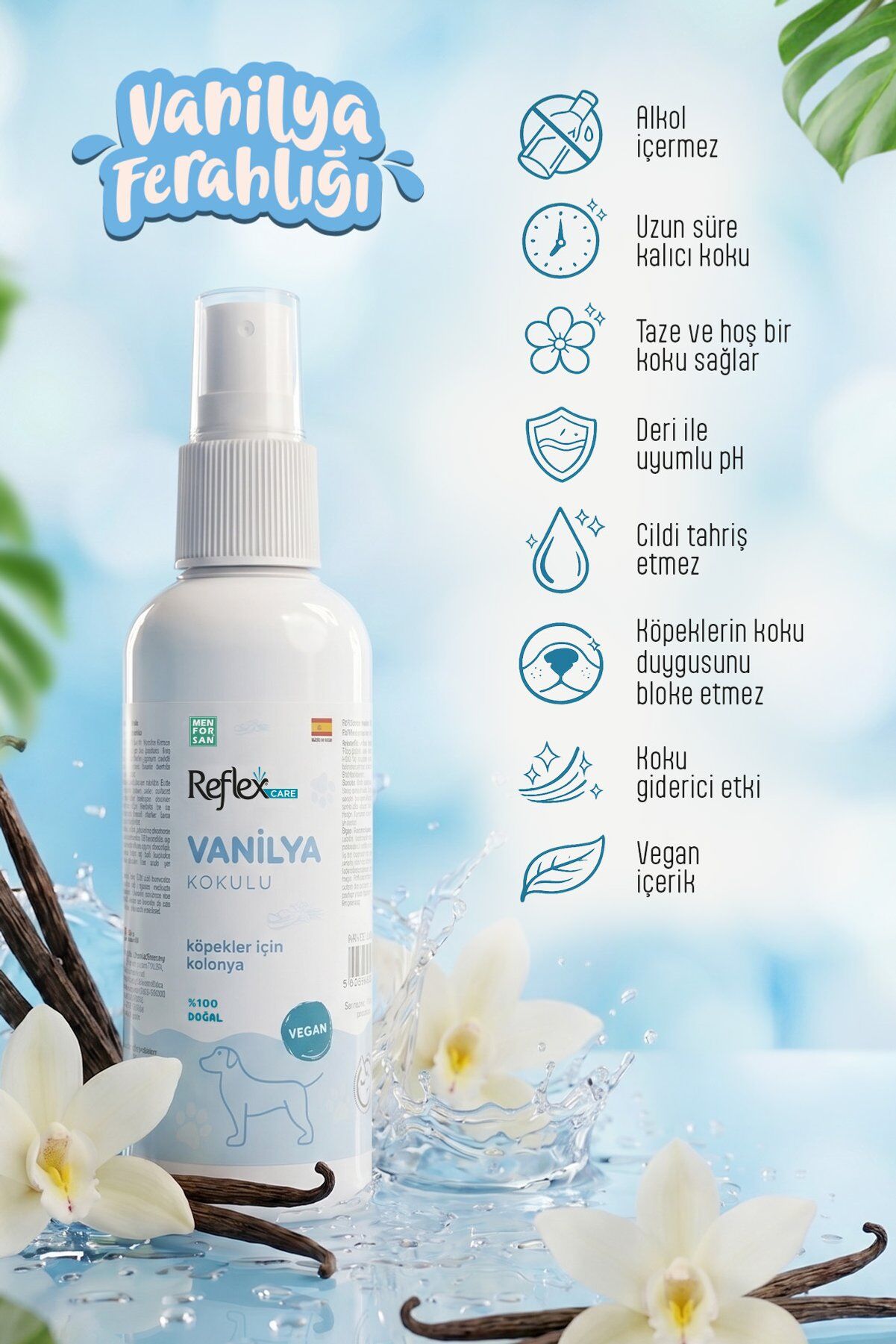 Reflex Care Köpek Kolonyası Vanilya