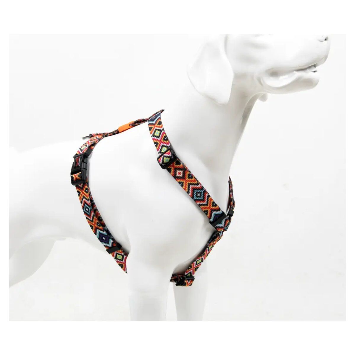 Tailpetz H-Type Desenli Köpek Göğüs Tasması Ethnic - XS ürün görseli