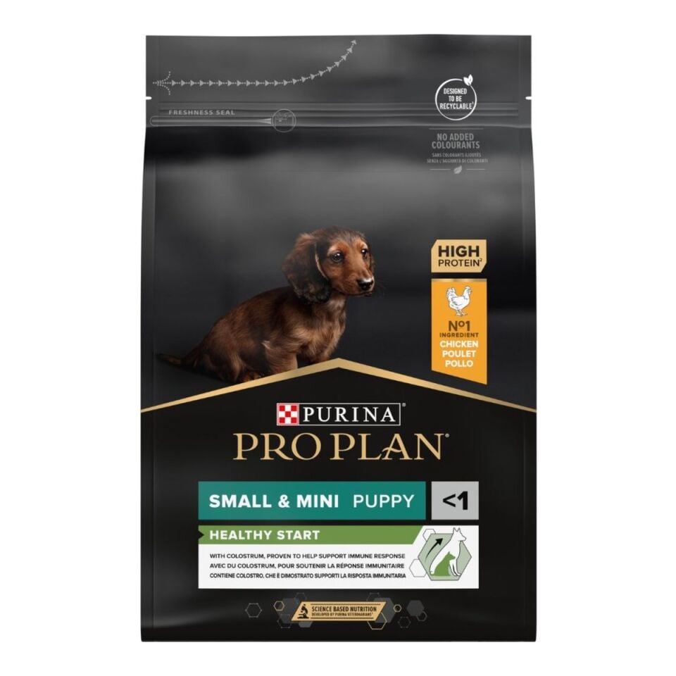 Pro Plan Small & Mini Puppy Healthy Start Tavuklu Yavru Köpek Maması 3 kg ambalajı