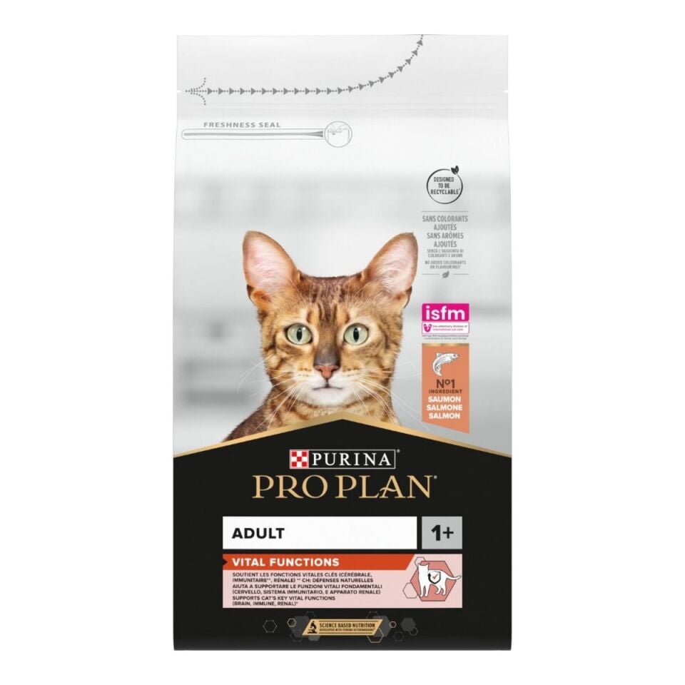 Pro Plan Vital Functions Adult Somonlu Yetişkin Kedi Maması 1,5 kg ambalajı