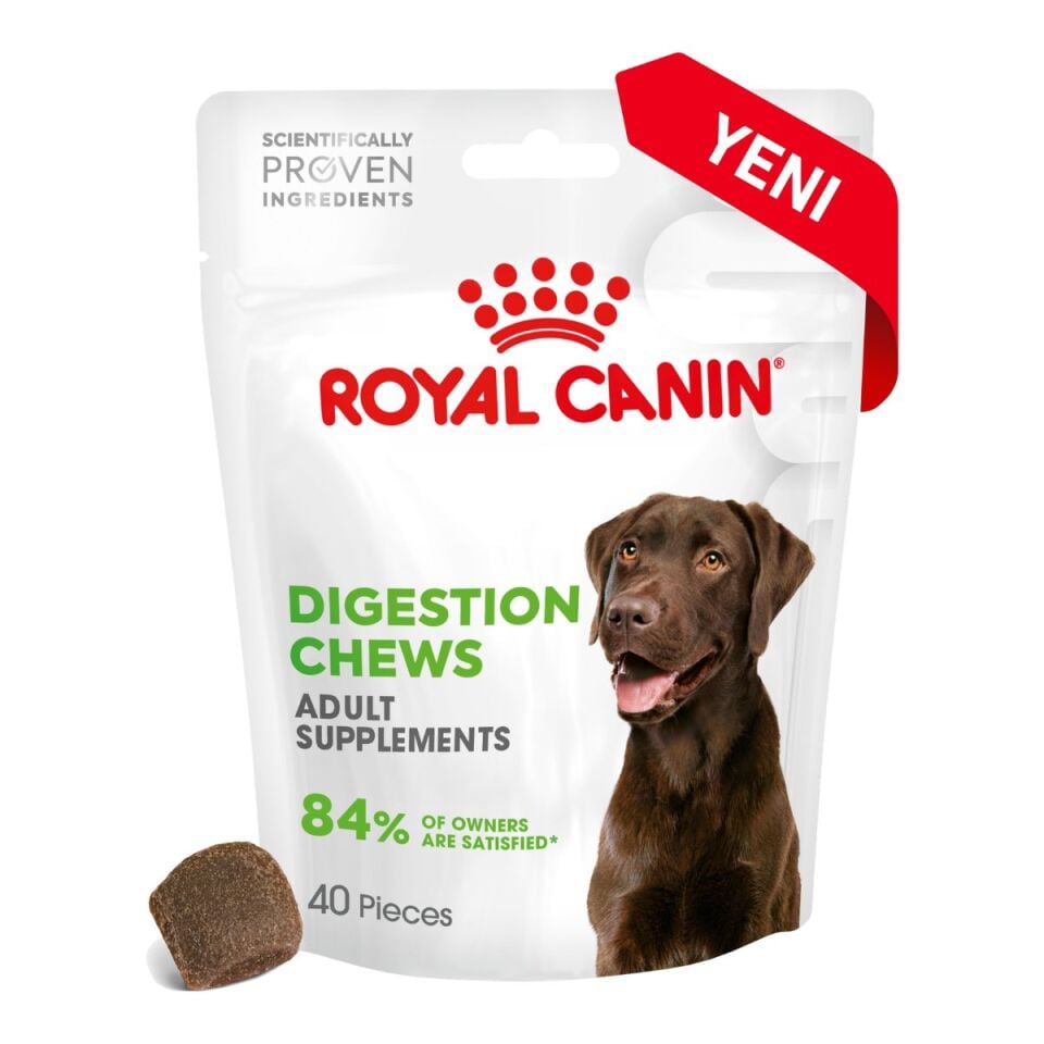Royal Canin Digestion Chews Sindirim Destekli Köpek Ödül Maması 160 g ambalajı