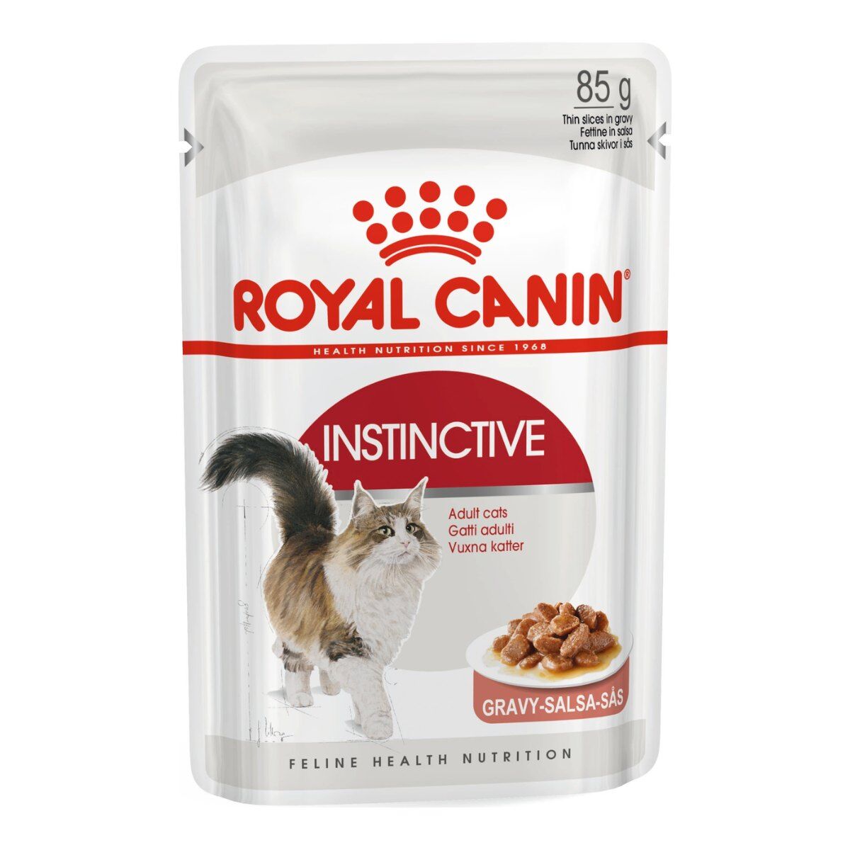 Royal Canin Instinctive Yetişkin Kedi Yaş Maması 85 g Sos İçinde ambalajı