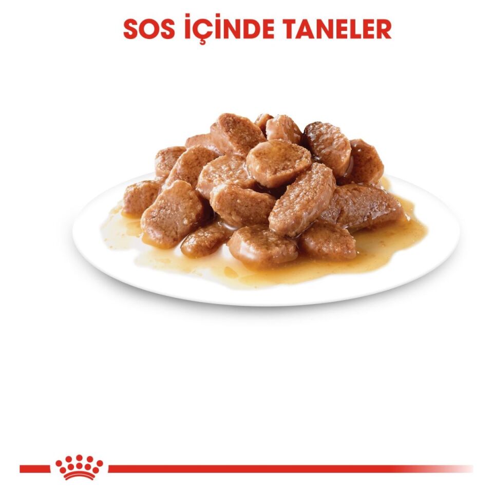 Royal Canin Instinctive Yetişkin Kedi Yaş Maması 85 g Sos İçinde mama dokusu