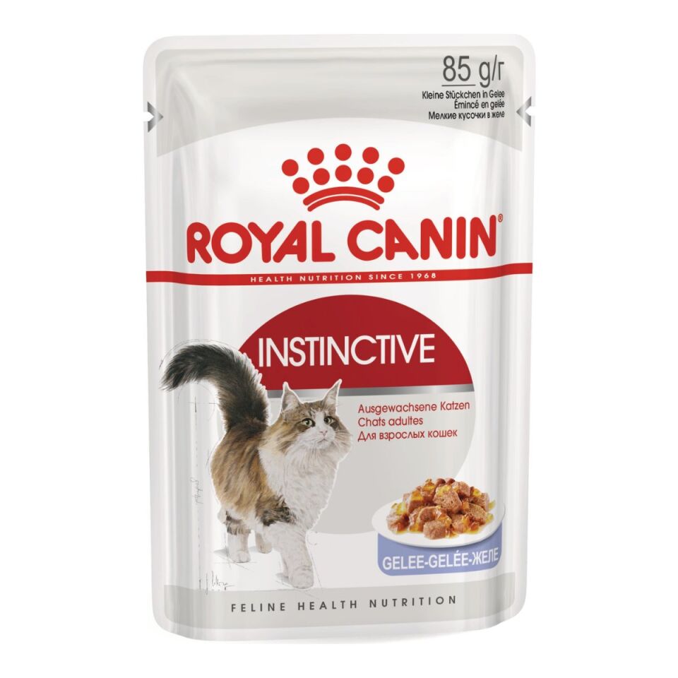 Royal Canin Instinctive Yetişkin Kedi Yaş Maması 85 g Jöle İçinde ambalajı
