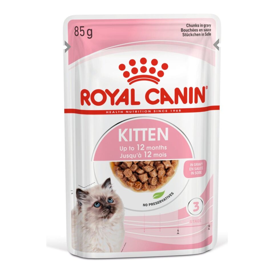 Royal Canin Kitten Yavru Kedi Yaş Maması 85 g Sos İçinde ambalajı