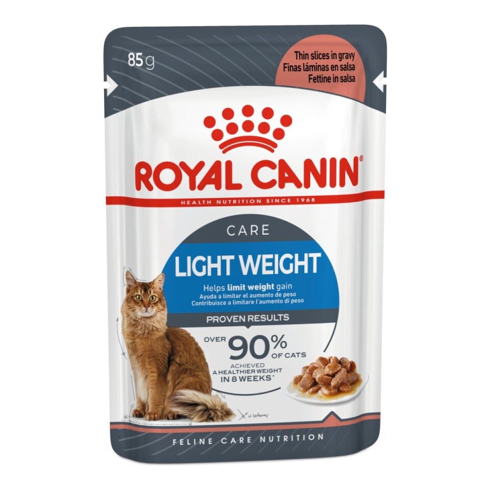 Royal Canin Light Weight Care Kilo Kontrolü Yaş Kedi Maması 85 g ambalajı