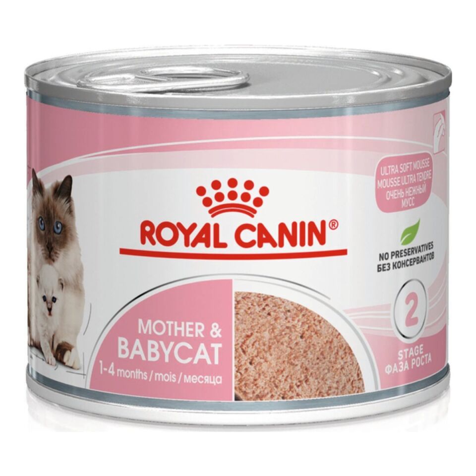 Royal Canin Mother & Babycat Mousse Yavru Kedi Konservesi 195 g ambalajı