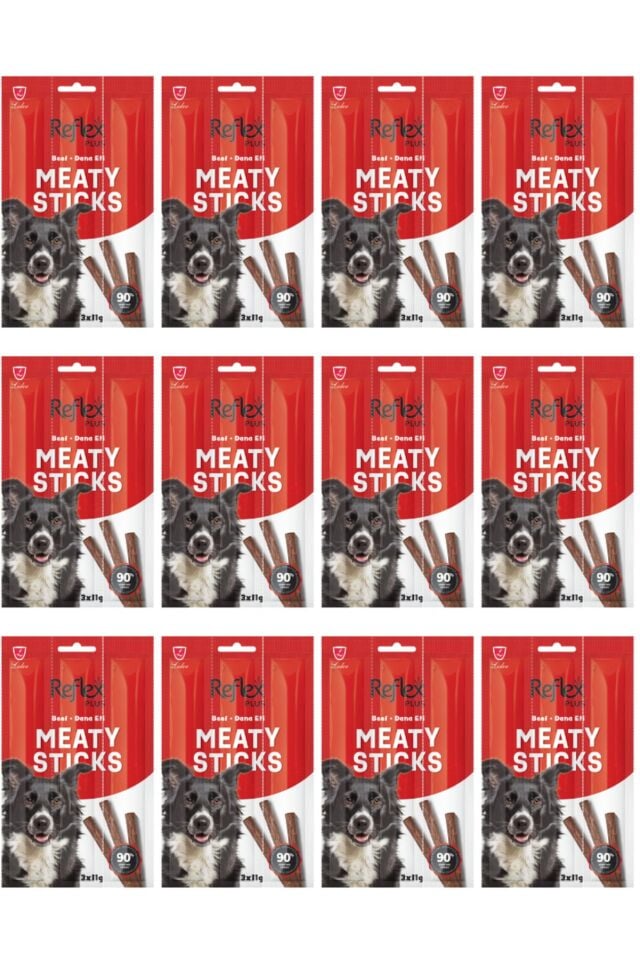 Reflex Plus Meaty Sticks Tahılsız Köpek Ödül Çubuğu 3x11 g