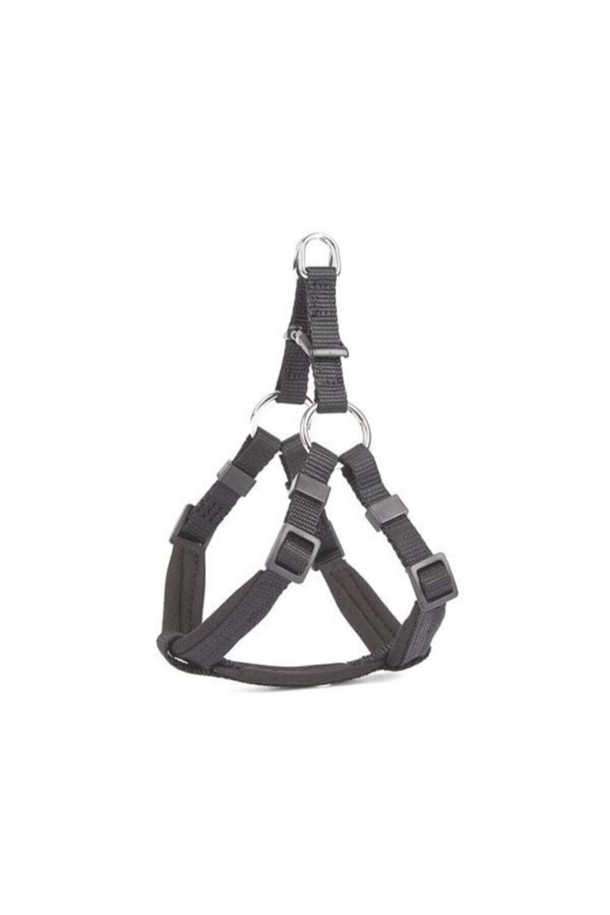 Doggie Ronin Dokuma Köpek Göğüs Tasması Siyah - 2XS 30-35 cm
