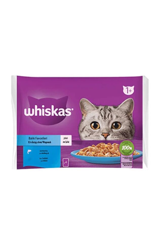 Whiskas Poşet Yaş Yetişkin Kedi Maması 4x85 g