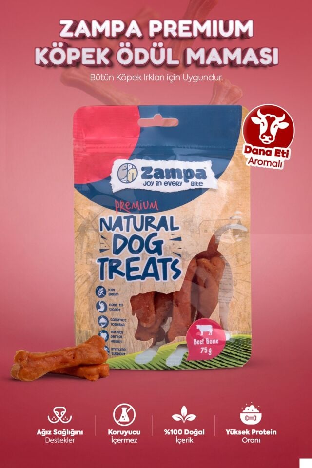 Zampa Dana Etli Kemik Köpek Ödül Maması 75 g