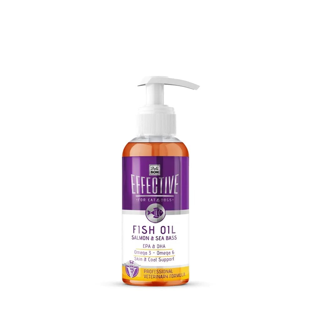 Delibon Effective Kedi ve Köpek Somon Yağı 100 ml