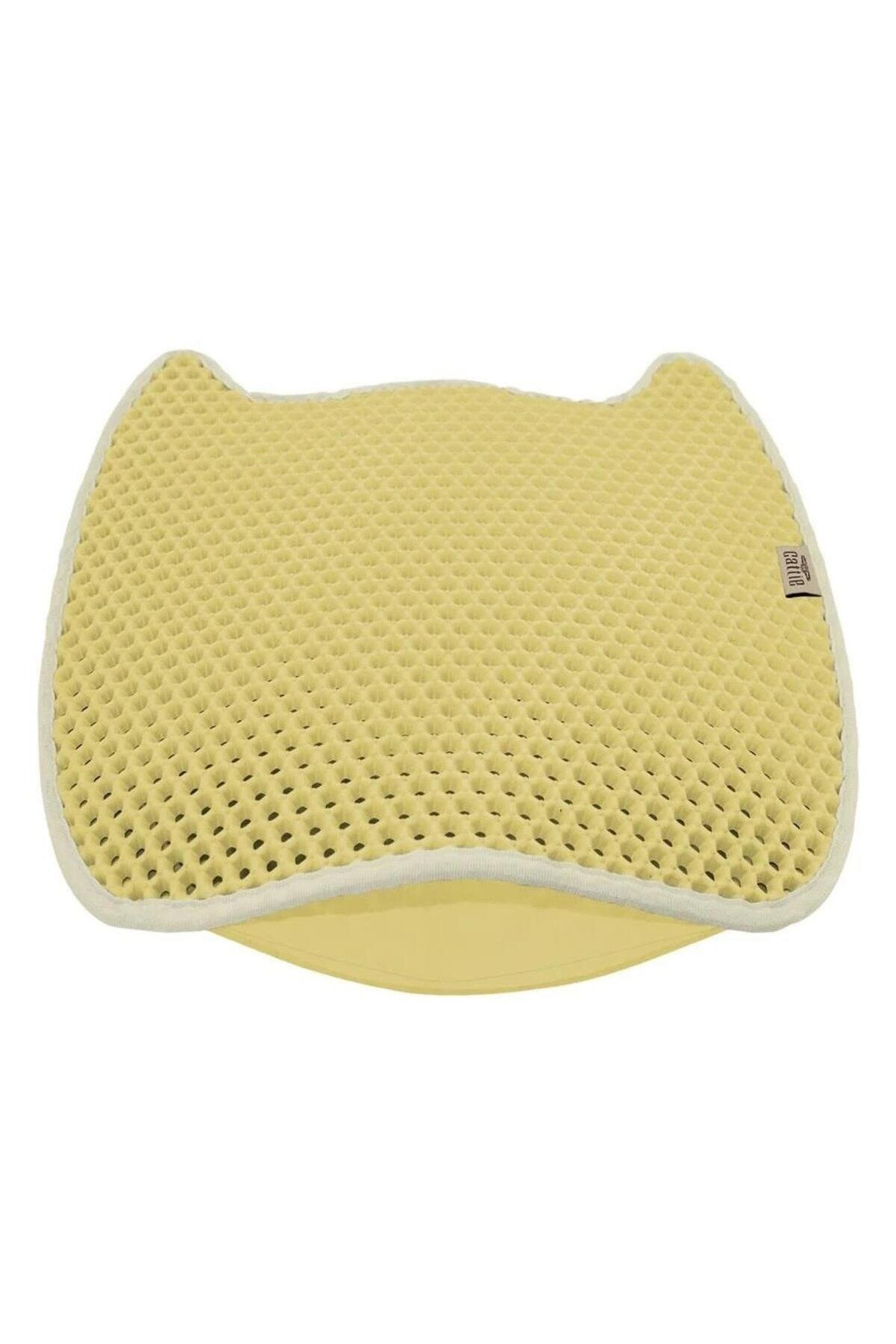 Cattie Taraklı Eva Kedi Kumu Paspası M 50x50 cm - Bej