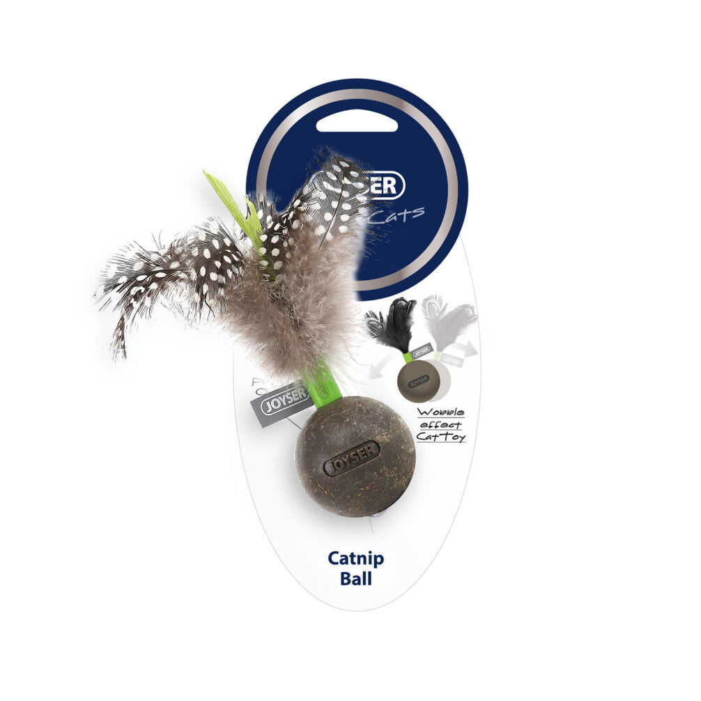 Joyser Catnip Ball Kedi Otlu Top Kedi Oyuncağı 13 cm Yeşil