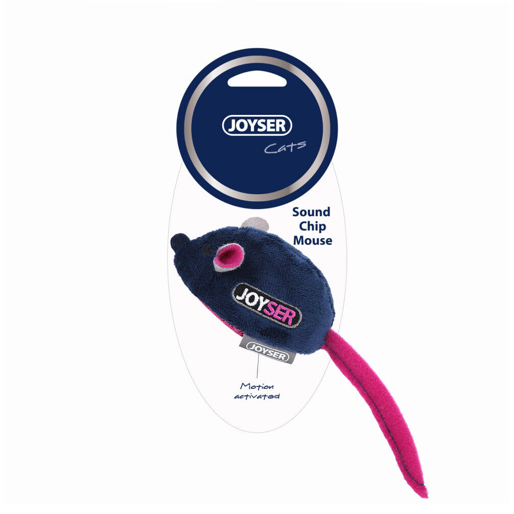 Joyser Sound Chip Mouse Ses Çipli Fare Kedi Oyuncağı Lacivert