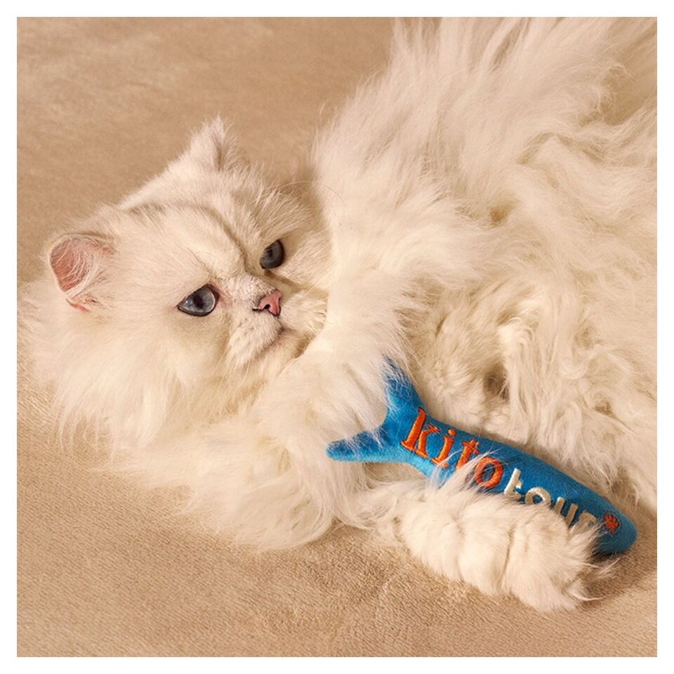 Kito Toys Balık Peluş Matatabili Kedi Oyuncağı ürün detay görseli 2