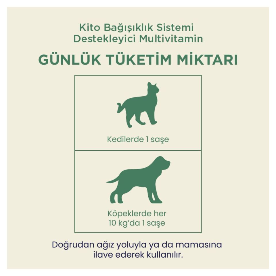 Kito Vitamins Multivitamin Bağışıklık Destekleyici 2 g x 15 Saşe ürün detay görseli 3