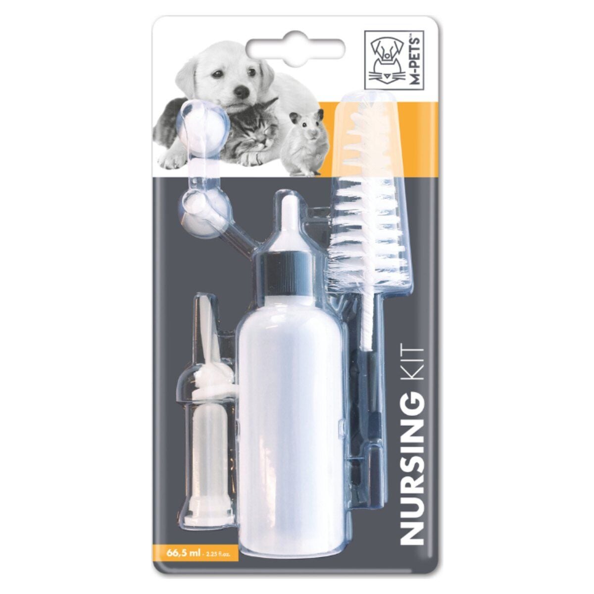 M-Pets Nursing Kit Yavru Kedi ve Köpek Biberon Seti 66,5 ml ürün görseli